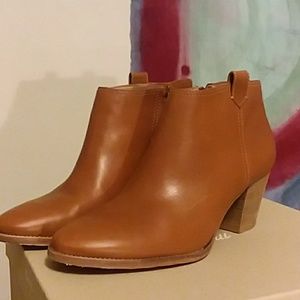 Madewell brown leather boots sz 10 women's